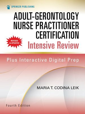 cover image of Adult-Gerontology Nurse Practitioner Certification Intensive Review